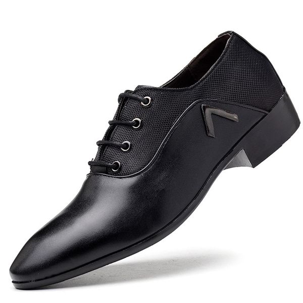 

black wedding shoe mens leather mens formal business shoes large sizes oxford shoes for men scarpe uomo eleganti chaussure homme buty meskie