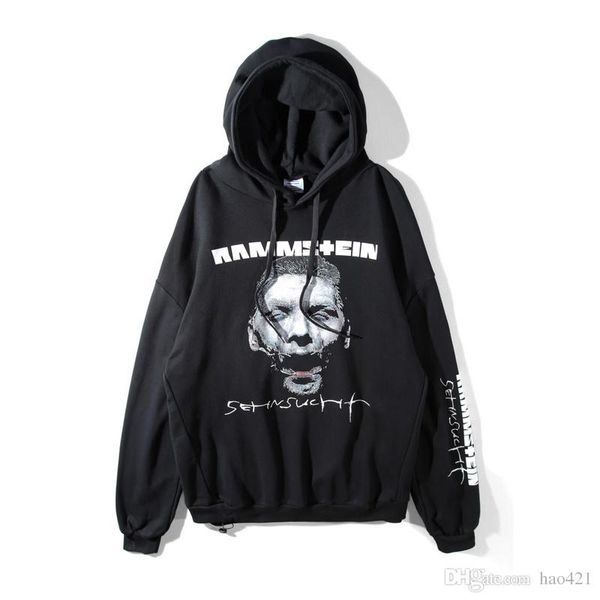 

2018 новая лучшая версия негабаритных Vetements 17fw зомби Эйнштейн немецкая колесница тонкие женщины мужчины толстовка кофты S-XL бесплатная доставка