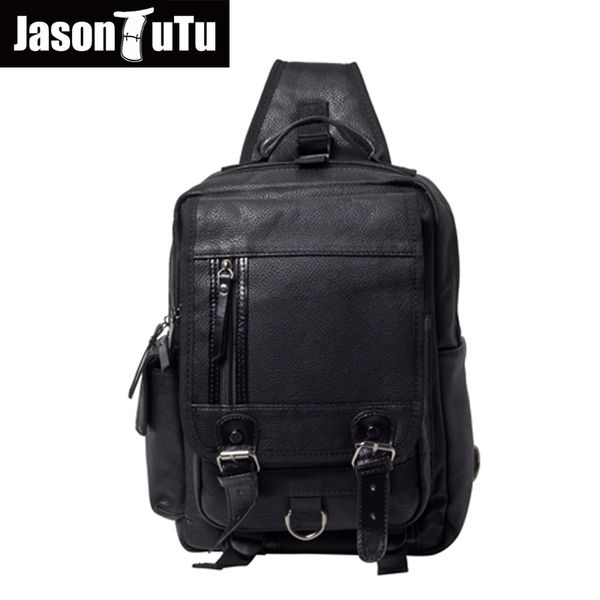 

jason tutu brand crossbody bags for men handbag good quality pu leather shoulder bags big chest pack men messenger b416