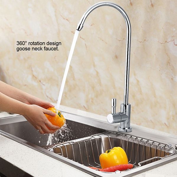2019 1 4 Stainless Steel Faucet Tap Kitchen Sink Faucet Tap