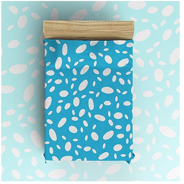 

blue pattern fleece blankets warm bed blanket, thick couch blanket, soft fabric