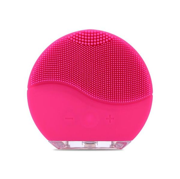 

New electric facial bru h cleaner mini ilicone waterproof ultra onic pore clean in trument facial kin care pa ma ager u b charge