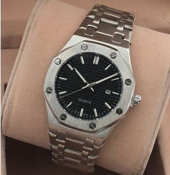 

new luxury watch for men fashion classic style 42mm stainless steel strap automatic movement wristwatches sapphire, Slivery;brown