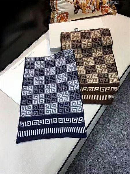 

2019 Высококачественный джентльменский мужской осенний и зимний шерстяной шарф бе