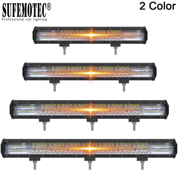 

23" 26" 28" 32 inch 3 row led bar 288w 324w 360w 396w 432w 4x4 off road led light bar for 12v 24v suv atv truck driving light
