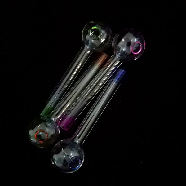 

Лучший ручной работы Pyrex стекло масло горелка трубы для некурящих мини ручной трубы стекло труб нефть разноцветные трубы для DAB нефтяной вышке стекла бонг