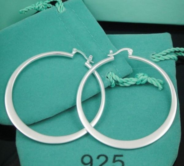 

Free Shipping 2018 Hot Tiffany925 Silver fashion jewelry Stud earrings original packaging gift boxes gift Set with box HOT