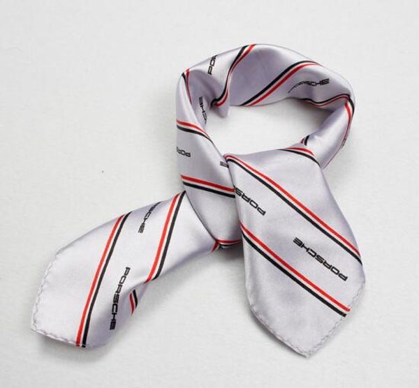 

men's scarf administrative polyester silk scarf small square ing, Blue;gray