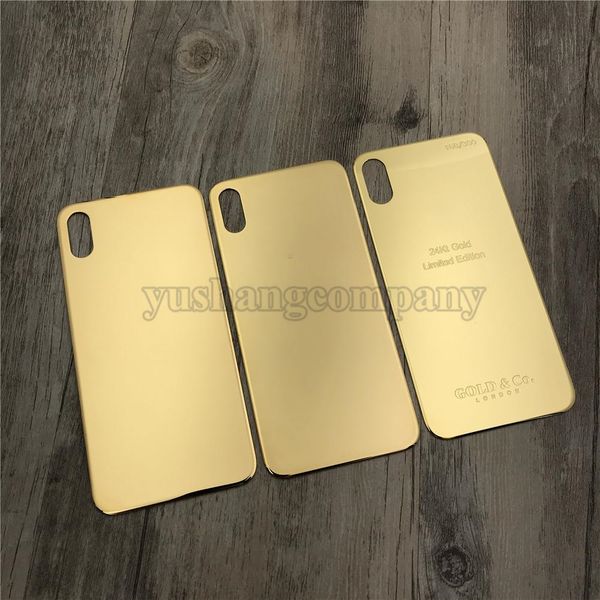 

Для Iphone X задняя замена корпуса стекла 24K золото стеклянная рамка для Iphone X с бриллиантами 3 типа Лондон текст жилье бесплатные инструменты
