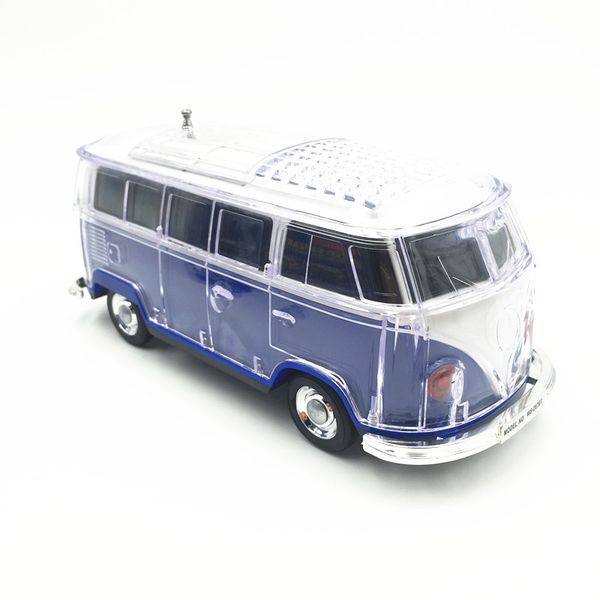 Altoparlanti mini bus portatili USB con luce a LED Altoparlante Bluetooth wireless per auto Lettore Regalo per regalo di Natale