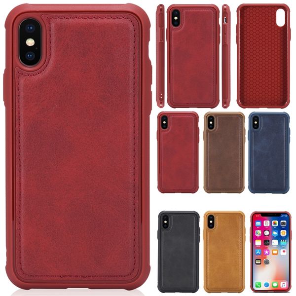 

Карбоновый кронштейн для iPhone 6 6s Plus 7 8 Plus X Чехол для автомобиля Магнитный чехол с к