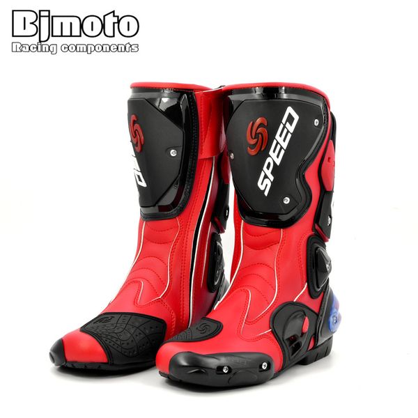 

bjmoto men motorcycle boots motocross racing speed motorbike shoes moto boot men dirt bike cycling sports botas riding tribe