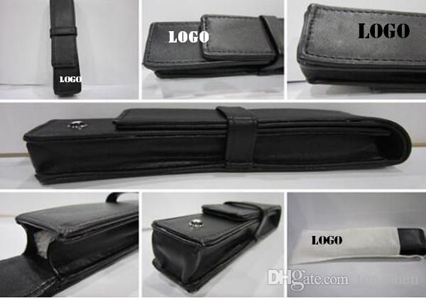 

роскошная высокого качество черного цвет pen сумка для mt пера логотип пу ручки сумки с белой звездой