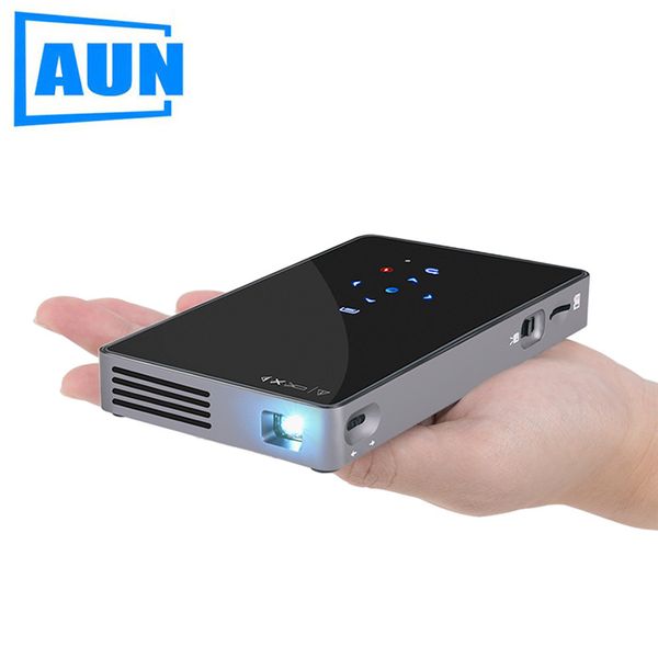 

aun android 7.1 dlp proyector d5s, built-in wifi, bluetooth mini projector (optional d5 portable projector) home cinema