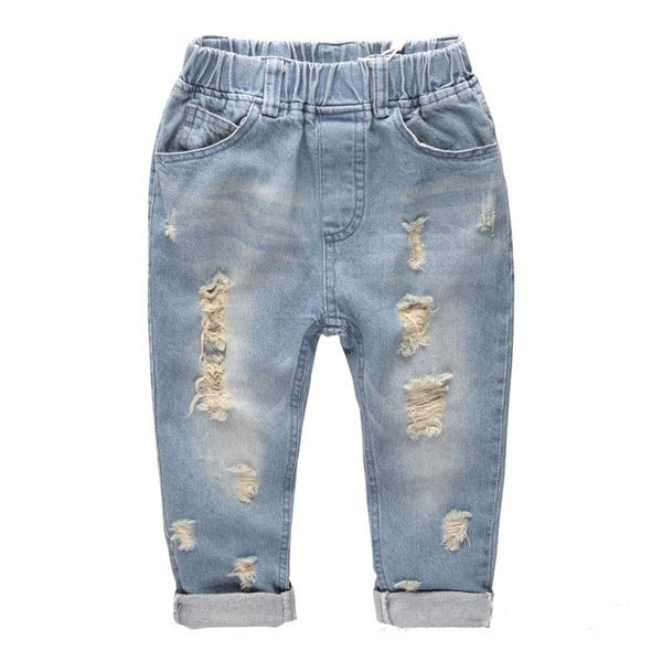 INS Kids Denim Pants 2018 Fashion Children Hole Jeans Baby Boys Girls ...