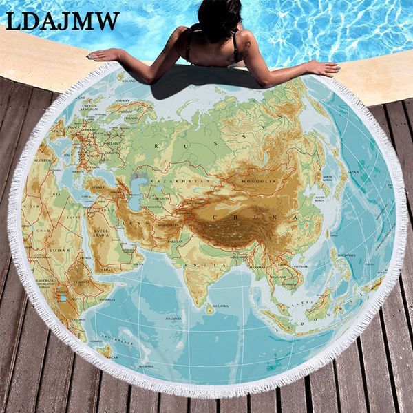 Serviettes De Plage Color 6 Size 150cm Chat Animal