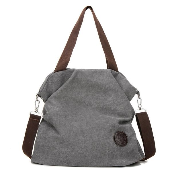 

women solid canvas tote bag and shoulder bag women messenger crosscody beach shoulder satchel bag for ladies summer d18102407