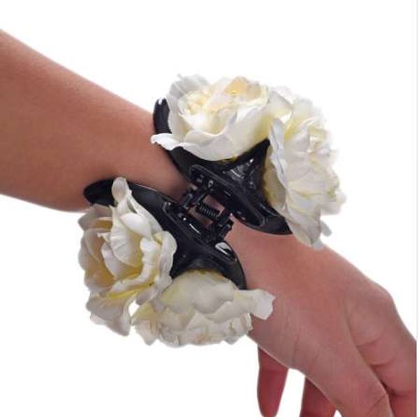 

m mism 2018 selling peony flower hair claws for women colorful girls hair crab floral fashion hairpins hair accessories