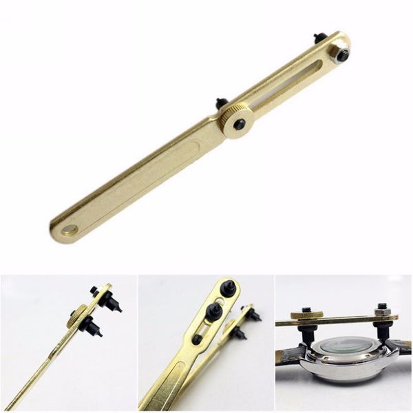 

wholesale-1pc adjustable watch back case cover opener battery replacement tool wrench spanner remover watch repair kit watchmaker tools