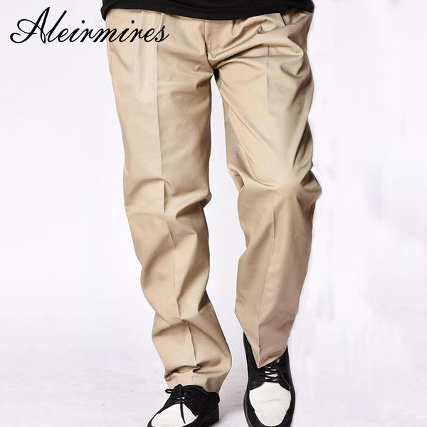 

aleirmires khaki poppin pants men hip hop street dance loose trousers new 2018 dancer funky pants mens popping, Black