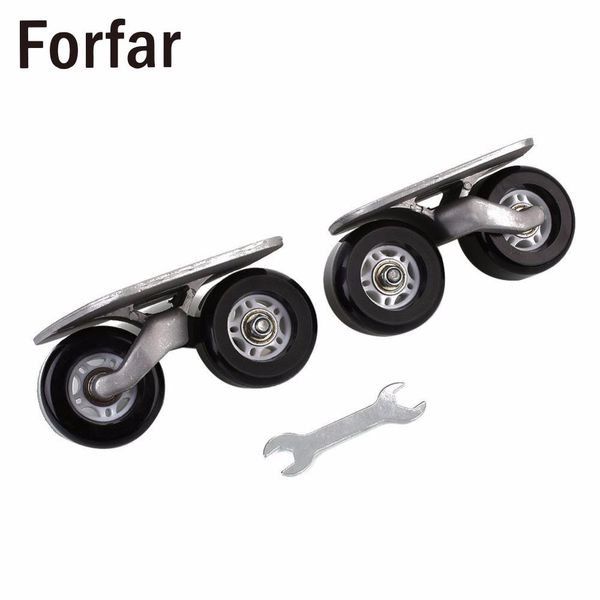 

forfar 1pair portable drift board for ine roller road driftboard skates anti-skid skate board skateboard sports