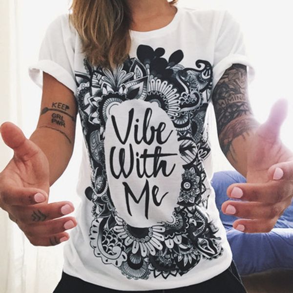 

cute t shirt women europe and america style summer fashion female cotton prints shirt sleeve o-neck t-shirt 7 colors shirt s-2xl, White