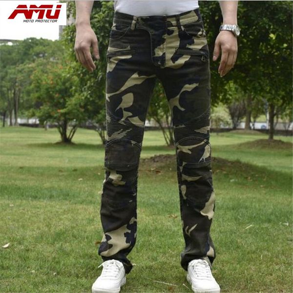 

authentic amu fashion trend motorcycle riding jeans off-road locomotive racing pants r7