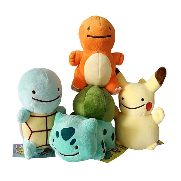 

new charmander squirtle bulbasaur cosplay ditto plush toys doll gift 12-16cm