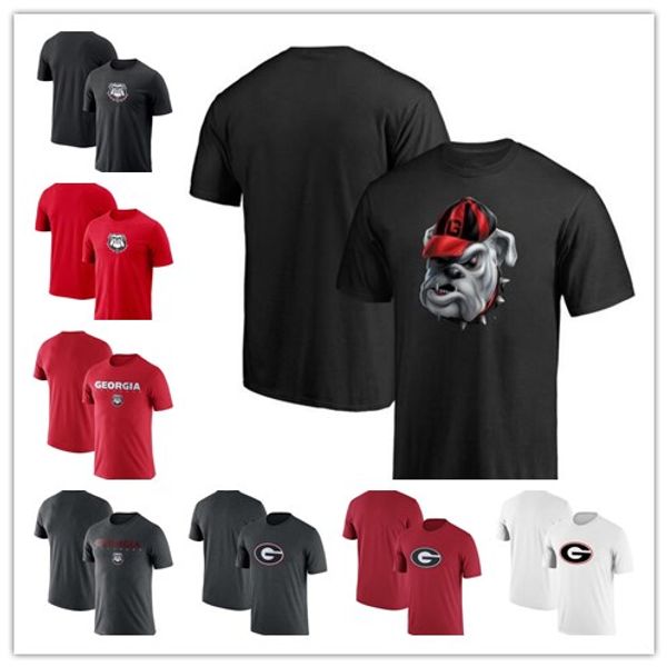 

Georgia Bulldogs T-Shirt 2018 Fanatics Branded Campus Midnight Mascot T-Shirt Performance Cotton School Logo size S-3XL free shipping