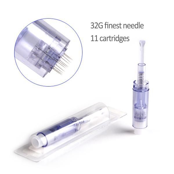 Derma Pen MicroNeedle Советы 11 Игла Новис-XL Картриджи подходит для Dermapen 2, Goldpen, DR DRMIC CARE CARE Уход за белком отбеливание 25 шт. / Набор