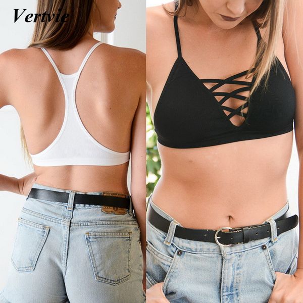 white halter sports bra