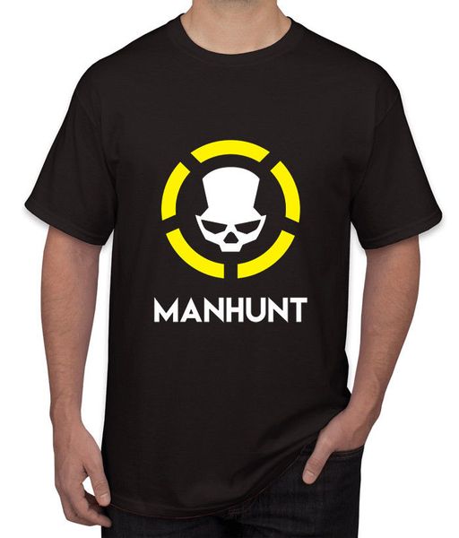 

the division - manhunt men's clothing t-shirts tees men t shirt print cotton short sleeve t-shirt, White;black