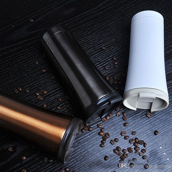 

500ml coffee cups stainless steel vacuum insulation mug outdoor travel water bottle beer beverage cola mugs dhl xl-268
