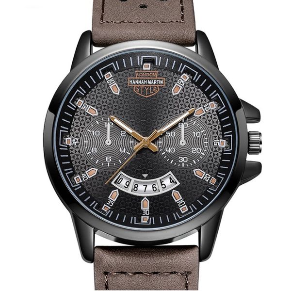 

2018 men's watch 30m waterproof date clock male sports watches men quartz casual wrist watch relogio masculino, Slivery;brown