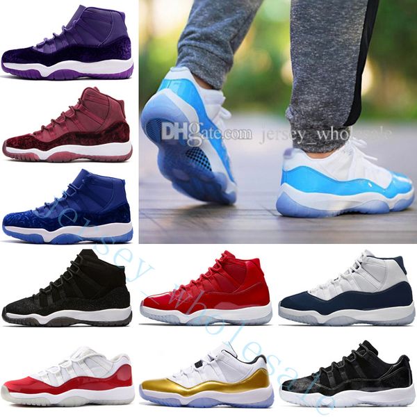 

11s 11 xi men and women basketball shoes 11s high gym red low bred barons varsity red sneakers sports trainers designer outdoor shoes