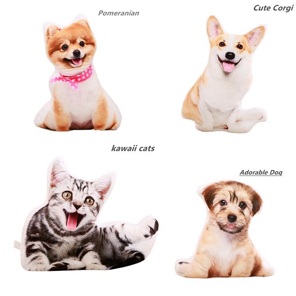 

simulation corgi dog,pomeranian,cat plush toy stuffed soft animal cartoon animal pillow lovely doll christmas gift for kid baby