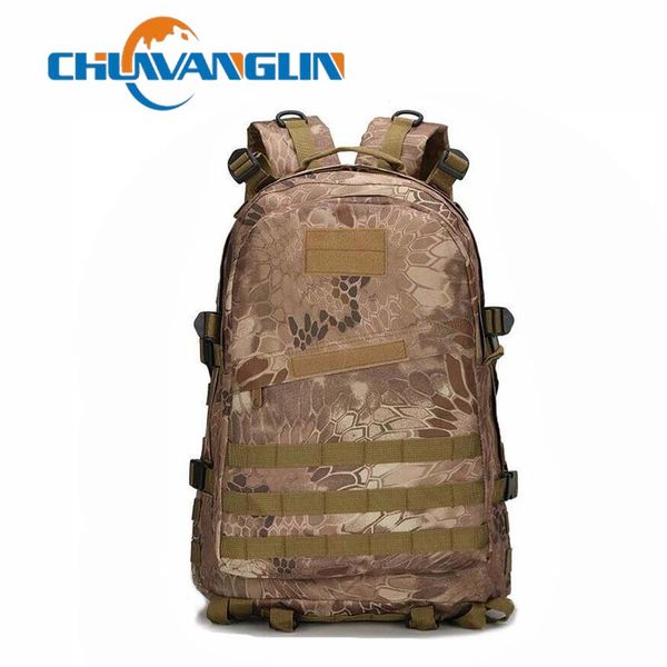 

chuwanglin men's backpack multi-function 3p camouflage 40l waterproof male backpack school travel lapbag zdd9122