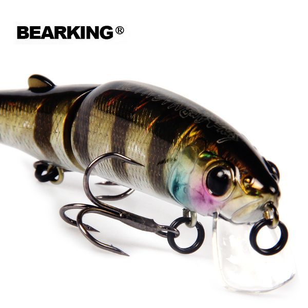 

bearking professional fishing lures 113mm 13.7g each lot 5pcs different colors equipped white or black hook freshwater hard baits swimbaits