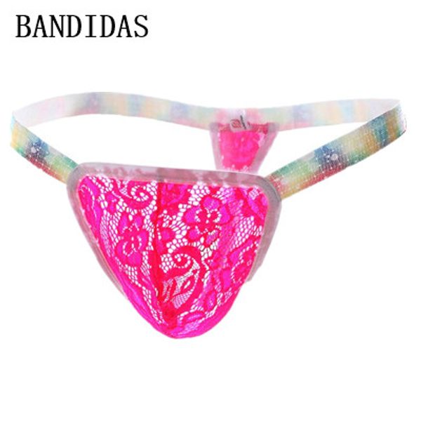 

cueca jockstrap gay underwear tanga hombre men transparent lace strings slip erotic homens mens thongs and g strings, Black;brown