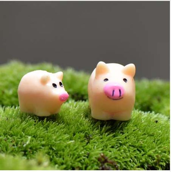 10 teile / packschweine familie bonsai biy fee garten hause ornamente miniaturen micro landschaft figuren großhandel