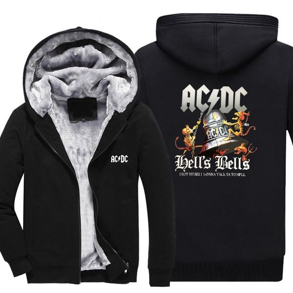 

2018 Дизайн ACDC Bell Skull Толстовки мужские, я получил свой колокол Собери Ya To Hell сгущает
