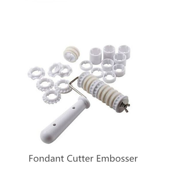 Baking Tools Fondant Ribbon Cutter Embosser Cake Decorating Tool