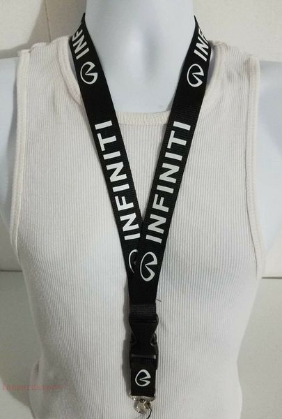 

Whole ale car brand infiniti removable key chain badge pendant party gift moble phone lanyard 30pc hipping