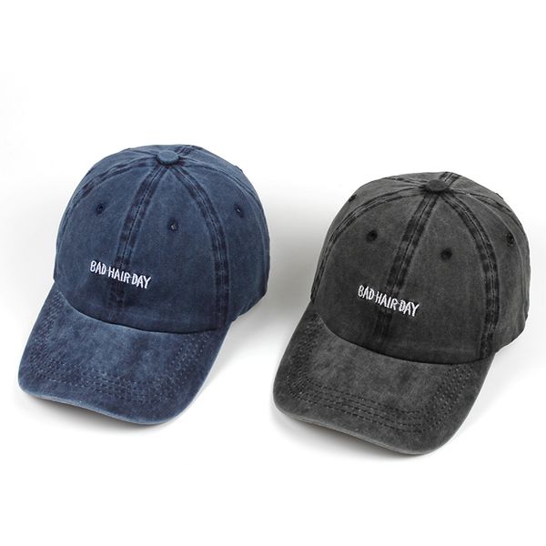 

women baseball cap men casquette snapback caps hats cotton brand bone bad hair day adjustable dad hat new 2018, Blue;gray