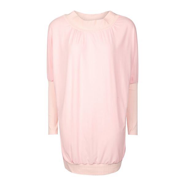 

women's clothing wholesale autumn spring popular loose round neck tight long sleeve lady dress, Black;gray