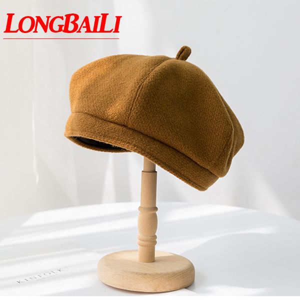 

autumn leisure women beret hats octagonal caps shdb035, Blue;gray