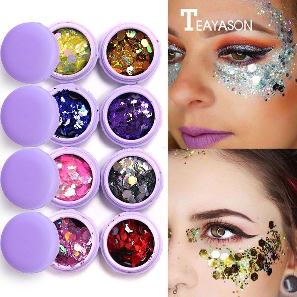 

teayason glitter powder for eyeshadow gold silver nail starlight waterproof long lasting party makeup glitter eyeshadow