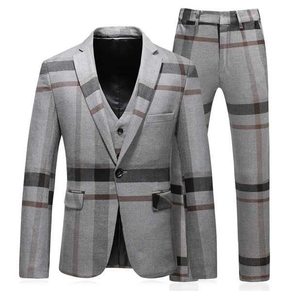 

2018 men suits for wedding slim fit mariage formal designers men clothes s-5xl mens suits with pants and vests sd02, White;black