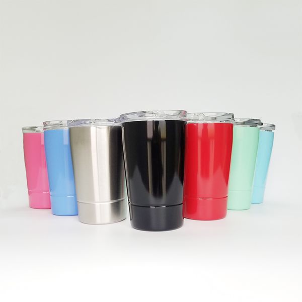 

12oz vacuum in ulated double wall tainle teel tumbler wine gla with lid with traw kid cup coffee mug fla k kitchen