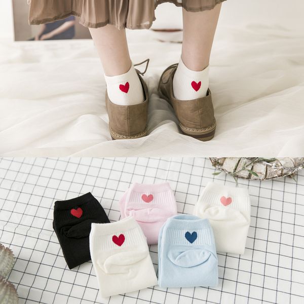

Spandex Women Socks 5 Pairs Cotton Women Fashion Short Socks Women Breathbale Cotton Socks Cute Korea Style Pink